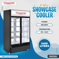 Tomori Display 2 Pintu / Showcase Cooler 1400 Liter
