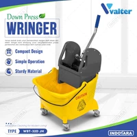Alat Pel Mop Wringer Trolley Single & Double Bucket Valter WBT-32D