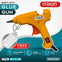 Alat Lem Tembak Glue Gun 20 Watt Orion - GG001 Free 10 pcs Glue Stick - Yellow