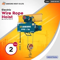 Electric Wire Rope Hoist 2 Ton Samsung Hoist SN02