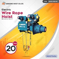 Electric Wire Rope Hoist 20 Ton Samsung Hoist SN20