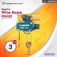 Electric Wire Rope Hoist 3 Ton Samsung Hoist SCN3-H12-MH