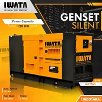 Genset Diesel IWATA 120KW / 150KVA Silent - IW120WS