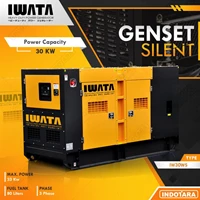Genset Diesel IWATA 30kw/37.5Kva Silent - IW30WS