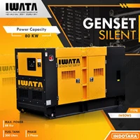 Genset Diesel IWATA 80kw/100Kva Silent - IW80WS
