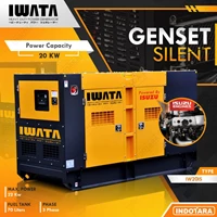Genset Silent Diesel 20 Kw Iwata - IW20IS