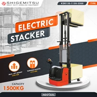 Electric Stacker With Initial Lift SHIGEMITSU KDR15S-1150-3500