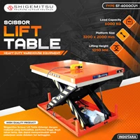 Stationary Lift Table Shigemitsu 6 Ton - ST-6000CU1