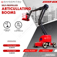 Tangga Elektrik - Boom Lift Work Platform SHIGEMITSU - AB160J DC
