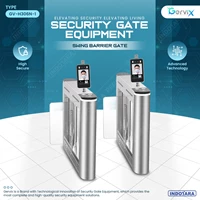 Swing Barrier Gate Gerbang Masuk Kantor Otomatis Dengan Sistem Pengenalan Wajah Gervix GV-H306N-1