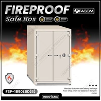 FAGOM Brankas Besi 2 Pintu Anti Api Manual - With Digital Lock
