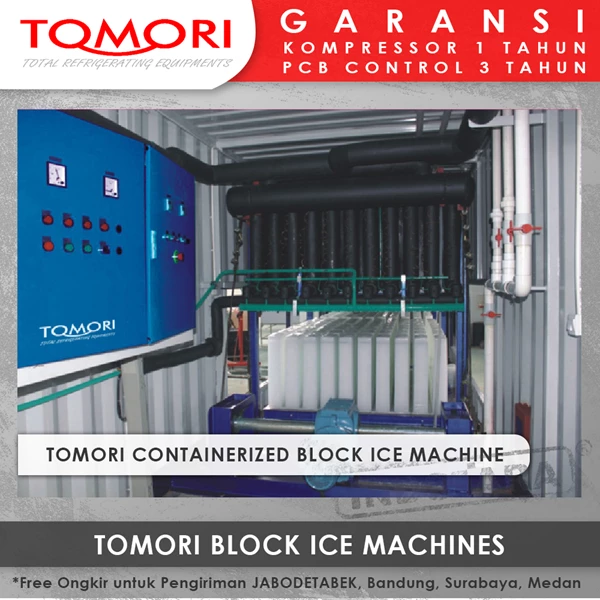 Mesin Pembuat Es Balok TOMORI INDUSTRIAL BLOCK ICE MACHINE TMB-10B
