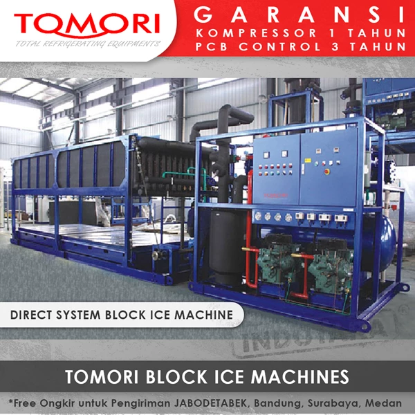 Ice cream making machine Beams TOMORI INDUSTRIAL BLOCK ICE MACHINE TMB-10B