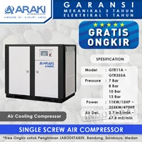 Kompresor Angin Araki Screw Air Cooling GTR30A - 13 Bar