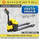 Hand Pallet Truck Electric Semi Shigemitsu MP15A 1