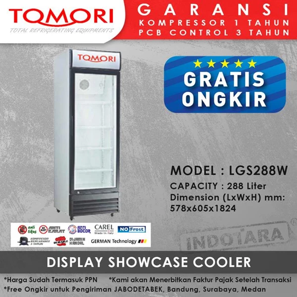 Showcase Cooler LGS288W 288 LITER
