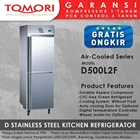 Kulkas D Stainless Steel Kitchen Refrigerator D500L2F TOMORI 1