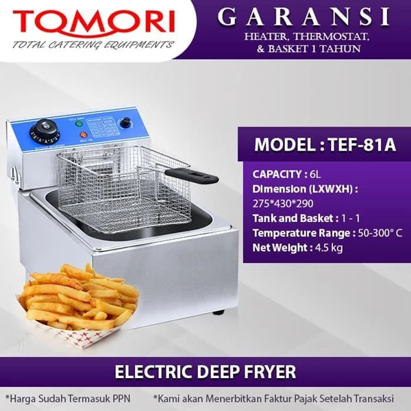 TOMORI Electric Deep Fryer TEF-81A