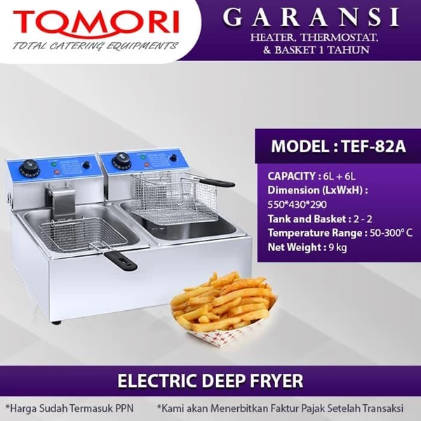 TOMORI Deep Fryer  Electric TEF-82A