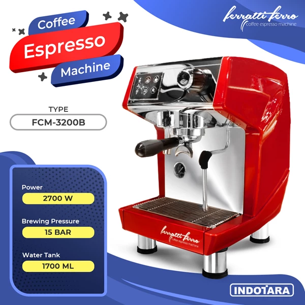 Mesin Kopi Espresso Coffee Ferratti Ferro Maker FCM3200B