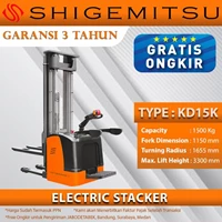 Shigemitsu Hand Stacker Electric KD15K-II-1150-3300