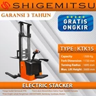 Shigemitsu Electric Stacker KTK15-1150-5600 1