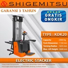 Shigemitsu Electric Stacker KDK20-1150-5600 1