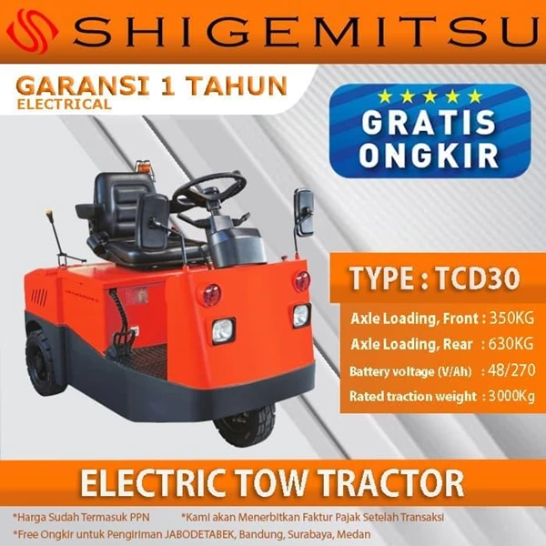 traktor roda empat Towing Tracktor / Electric Tow Tractor TCD30