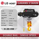 Electric Wire Rope Hoist LGM Double Rail Single Speed 20Tx12m H-20-HW 1
