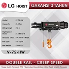 Electric Wire Rope Hoist LGM Double Rail Creep Speed 7.5Tx12m V-75-HW 1