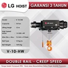 Electric Wire Rope Hoist LGM Double Rail Creep Speed 10Tx12m V-10-HW 1