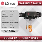 Electric Wire Rope Hoist LGM Double Rail Creep Speed 15Tx12m V-15-HW 1