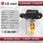 Electric Wire Rope Hoist LGM Double Rail Creep Speed 30T x 12m V-30-HW 1