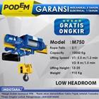 Electric Wire Rope Hoist Podem Low Headroom M750 (2 Rope Falls) 1