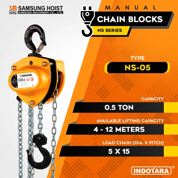 Manual Chain Block Samsung Cap Blocks NS-05