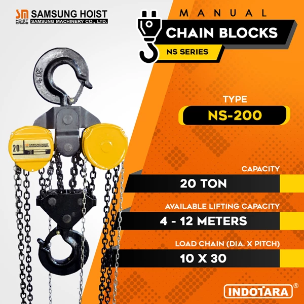 Manual Chain Block Samsung Cap NS-200