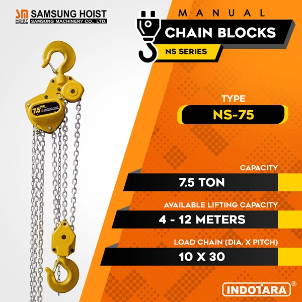 Manual Chain Block Samsung Cap NS-75