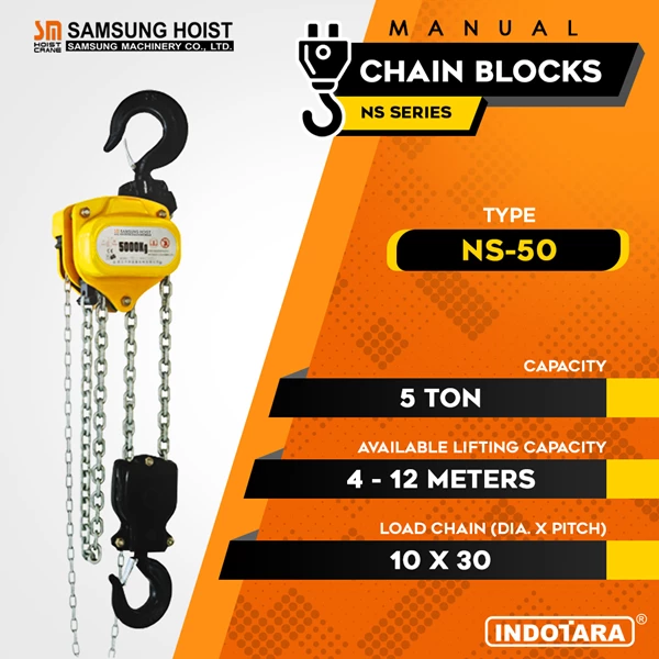 Manual Chain Block Samsung Cap NS-50