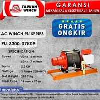 Taiwan Winch PU-3300-07K09