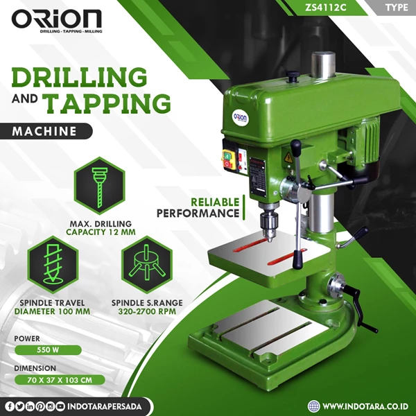 Orion Drilling & Tapping Machine ZS4112C