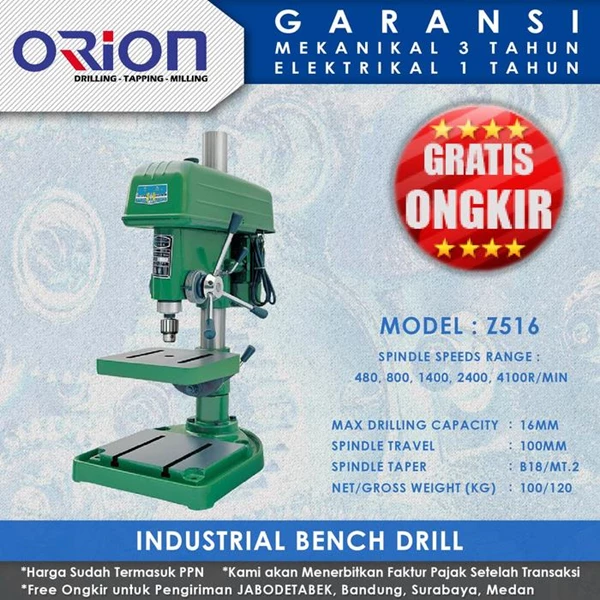 Orion Industrial Bench Drill Z516