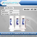 Triple Water Filter NT-3W PP 5 m 2Bar Kusatsu 1