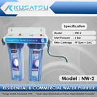 Double Water Filter NW-2 PP 5 m 2Bar Kusatsu 1