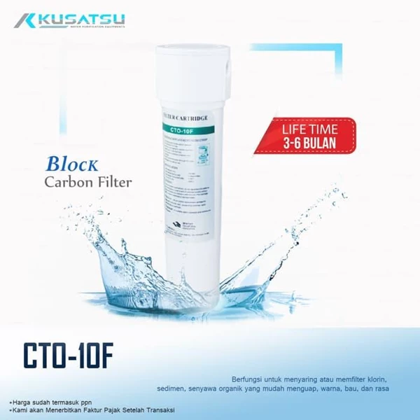 Block Carbon Filter CTO-10F - Kusatsu