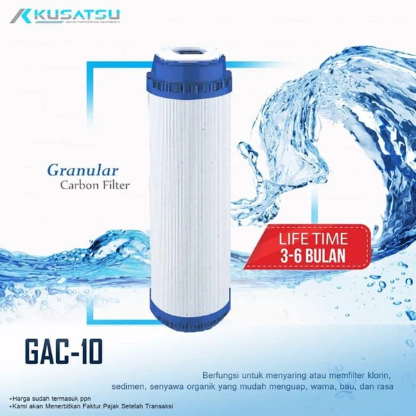 Granular Carbon Filter / Filter Karbon ( GAC-10 ) - Kusatsu