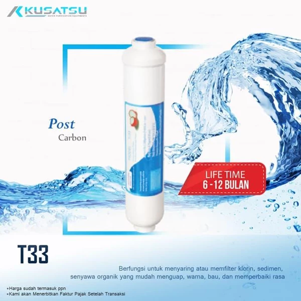 Post Carbon Filter / Filter Karbon ( T33 ) - Kusatsu