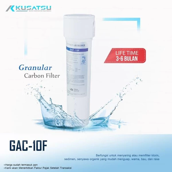 Granular Carbon Filter / Filter Karbon ( GAC-10F ) - Kusatsu