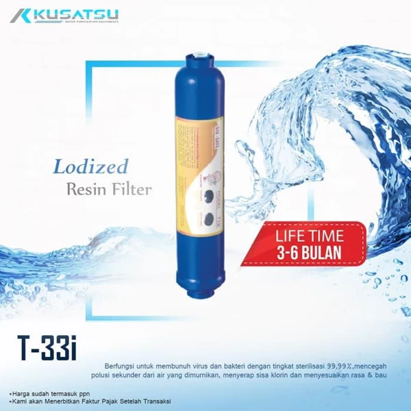 Lodized Resin Filter ( T-33I ) - Kusatsu