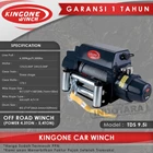 Kingone Car Off Road Electric Winch TDS 9.5i 1