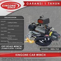 Kingone Car Off Road Electric Winch KDS 9.0